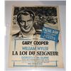 Image 1 : GARY COOPER WILLIAM WYLER LA LOI DU SEIGNEUR