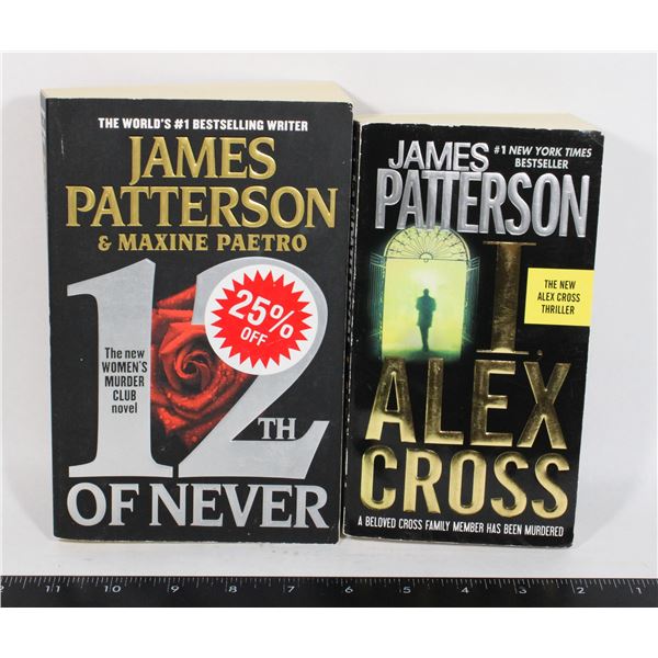 2 JAMES PATTERSON BOOKS