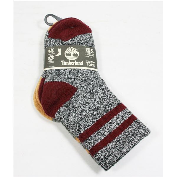 NEW 2PAIR OF TIMBERLAND KIDS SOCKS
