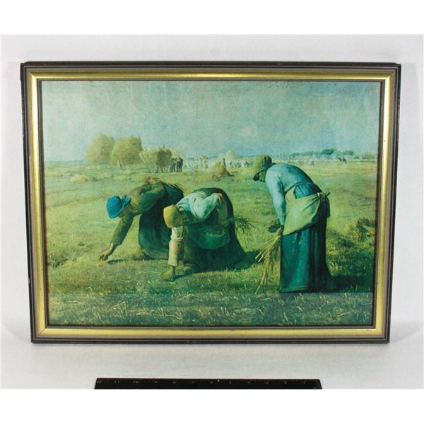 FARMERS IN THE FIELD 21.5 “ x 16 1/4”
