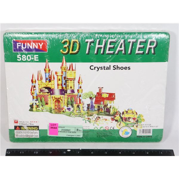 3D CASTLE PUZZLE FOR KIDS