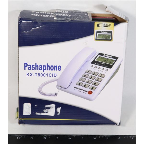 LANDLINE CORDED PHONE WITH CALLER ID NEW