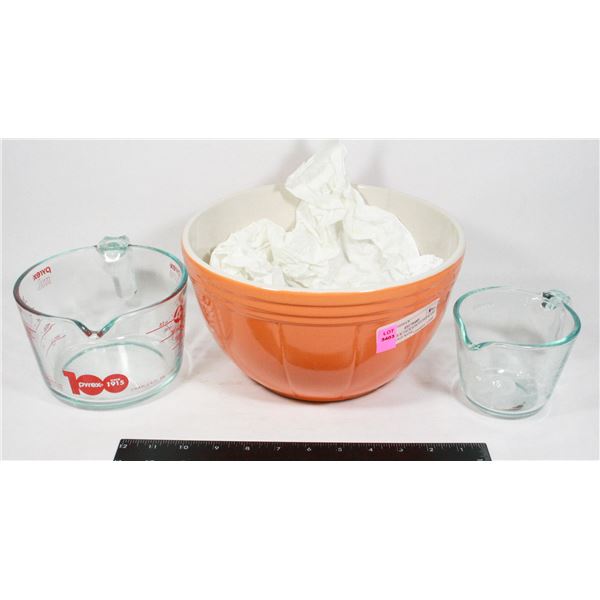 MAYFAIR & JACKSON STONEWARE BOWL SOLD WITH