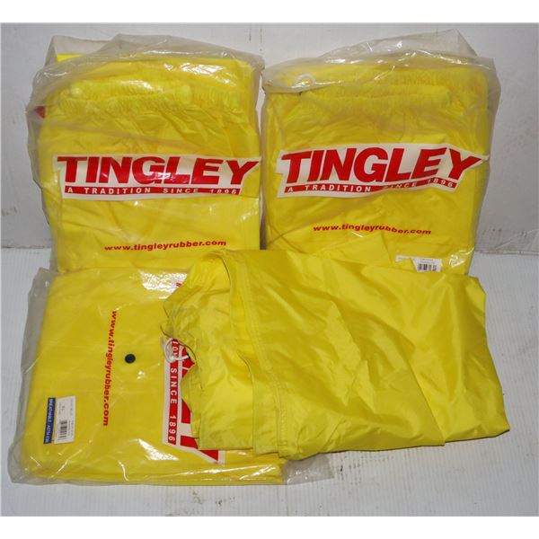 4 NEW TINGLEY BREATHABLE ASTM E96 PANTS SIZE XL