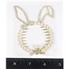 Image 1 : NEW RHINESTONE TASSEL BUNNY BUN SPRING HAIR CLIP