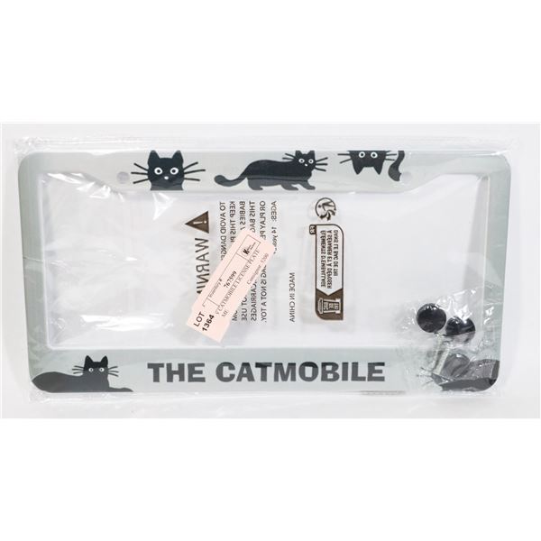NEW CATMOBILE LICENSE PLATE FRAME