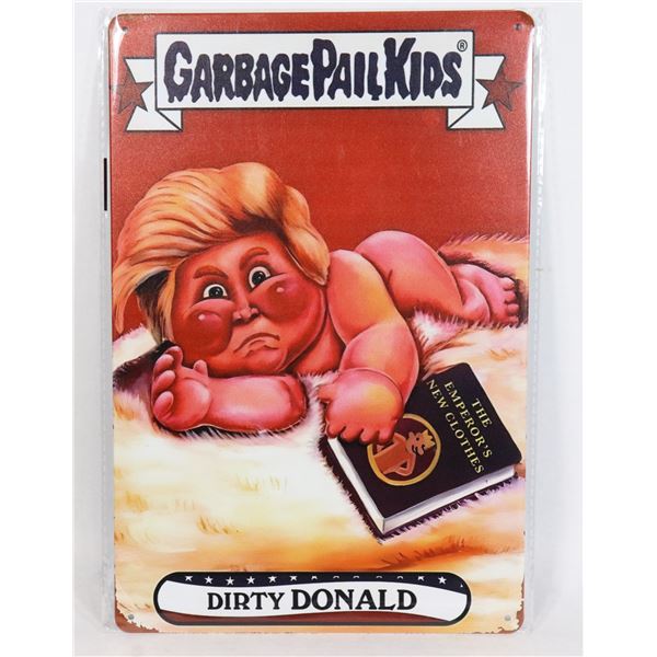 NEW GARBAGE PAIL KIDS THEME METAL SIGN DIRTY
