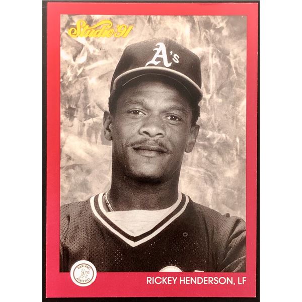 1991 LEAF RICKEY HENDERSON (HOF)