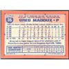 Image 2 : 1991 TOPPS GREG MADDUX (HOF)