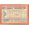 Image 2 : 1991 TOPPS LARRY WALKER (HOF) ROOKIE CARD
