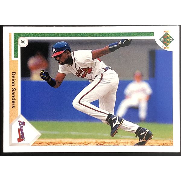 1991 UPPER DECK DEION SANDERS ROOKIE CARD