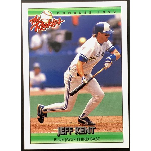 1992 DONRUSS ROOKIES JEFF KENT ROOKIE CARD