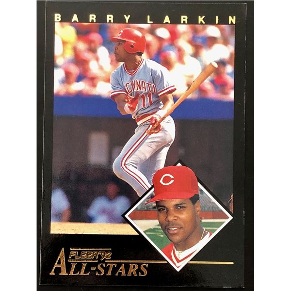 1992 FLEER BARRY LARKIN (HOF)