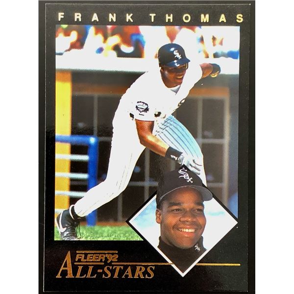 1992 FLEER FRANK THOMAS (HOF)