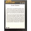 Image 2 : 1992 FLEER FRANK THOMAS (HOF)