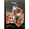 Image 1 : 1992 FLEER JOSE CANSECO