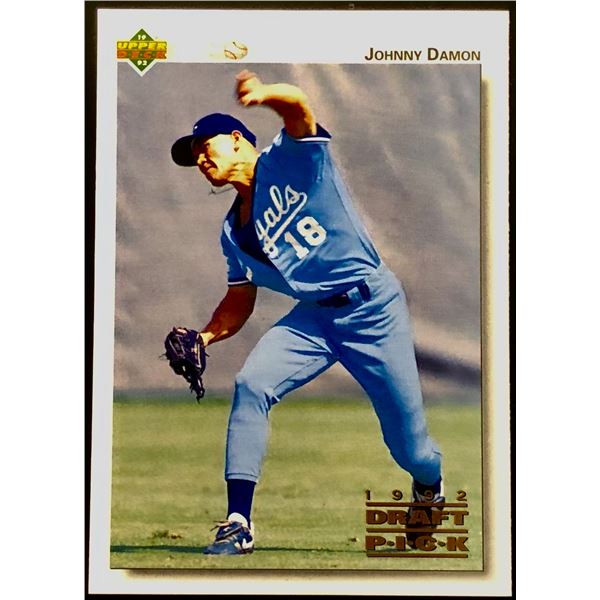 1992 UPPER DECK JOHNNY DAMON ROOKIE CARD