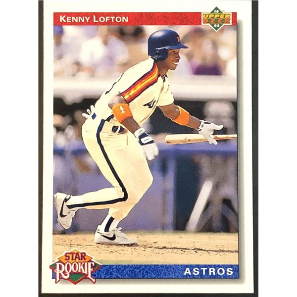 1992 UPPER DECK KENNY LOFTON ROOKIE CARD