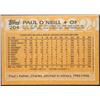 Image 2 : 1988 TOPPS PAUL O'NEILL ROOKIE CARD