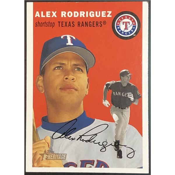 2003 TOPPS HERITAGE ALEX RODRIGUEZ (HOF)