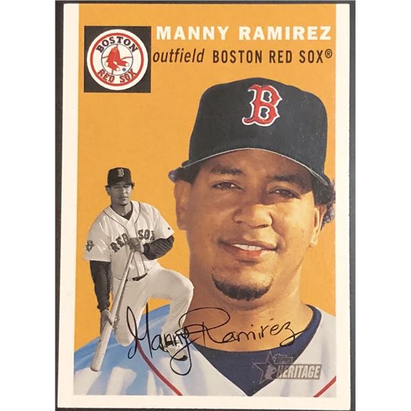2003 TOPPS HERITAGE MANNY RAMIREZ (HOF)