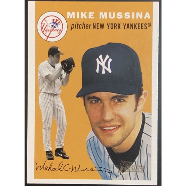 2003 TOPPS HERITAGE MIKE MUSSINA (HOF)