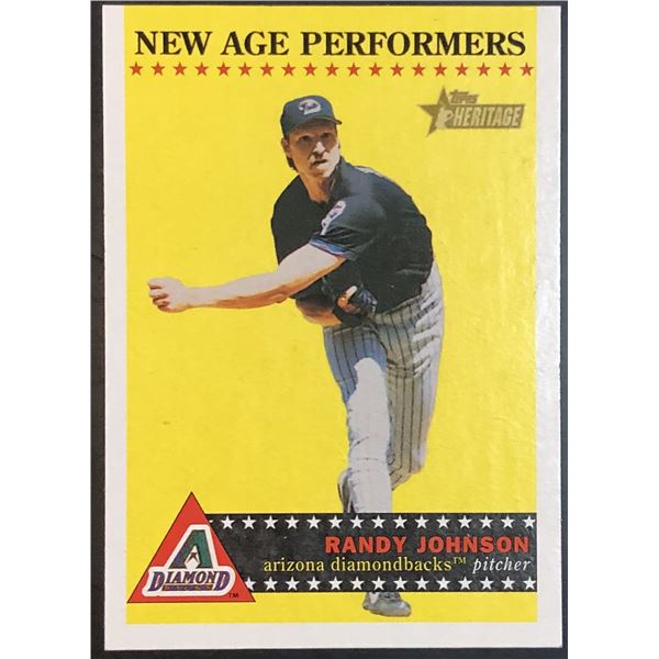 2003 TOPPS HERITAGE RANDY JOHNSON (HOF)