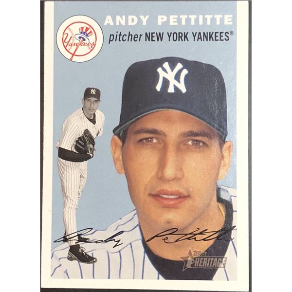 2003 TOPPS HERITAGE ANDY PETTITTE (HOF)