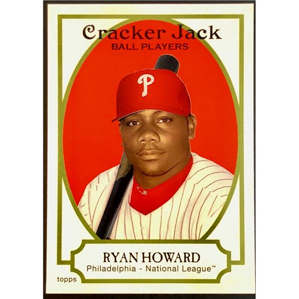 2005 CRACKER JACK RYAN HOWARD ROOKIE CARD