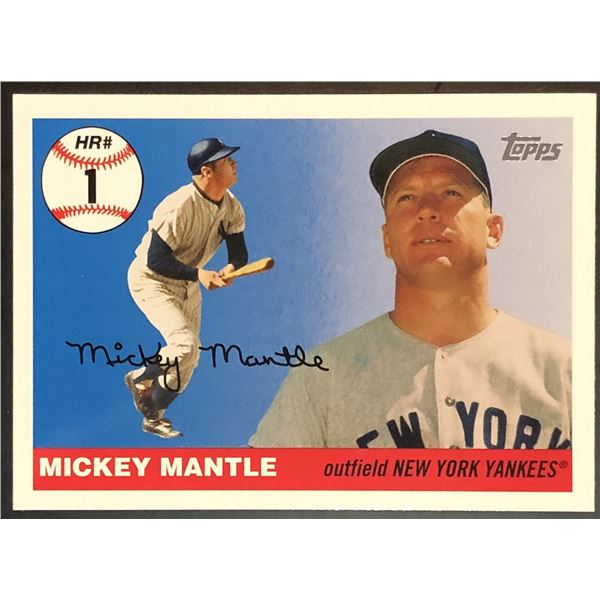 2005 TOPPS MICKEY MANTLE (HOF)