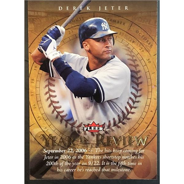 2007 FLEER DEREK JETER (HOF)