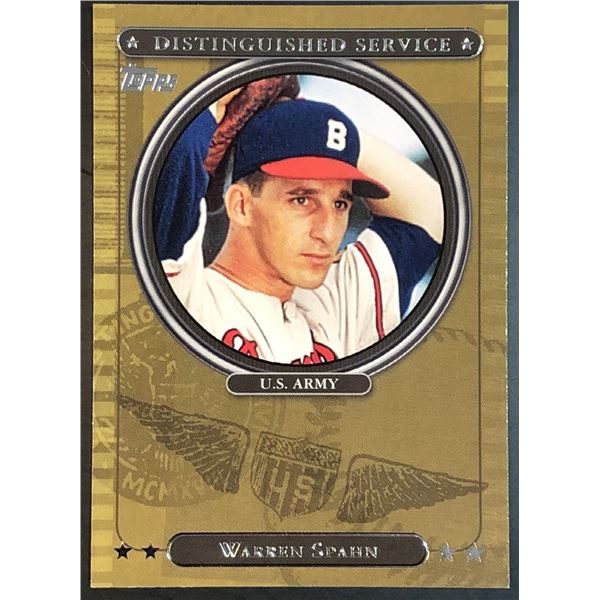 2007 TOPPS WARREN SPAHN (HOF)