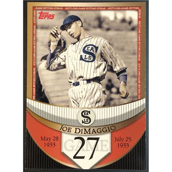 2008 TOPPS JOE DiMAGGIO (HOF)