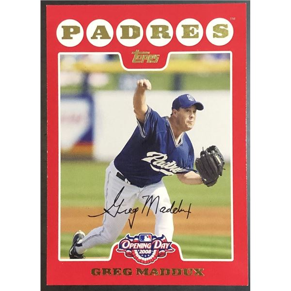 2008 TOPPS OPENING DAY GREG MADDUX (HOF)