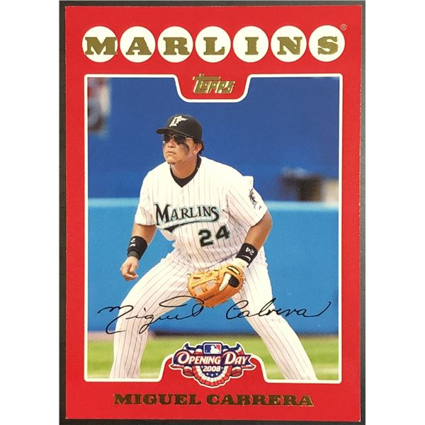 2008 TOPPS OPENING DAY MIGUEL CABRERA