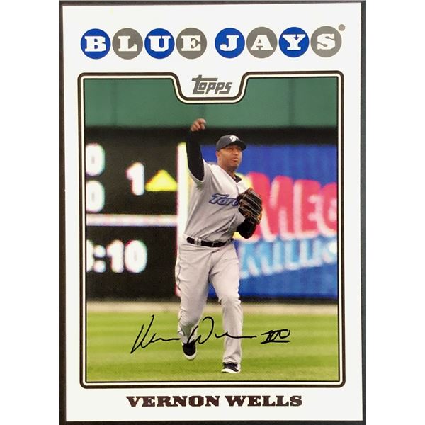 2008 TOPPS VERNON WELLS