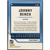 Image 2 : 2024 DONRUSS JOHNNY BENCH YELLOW FLOOD (HOF)