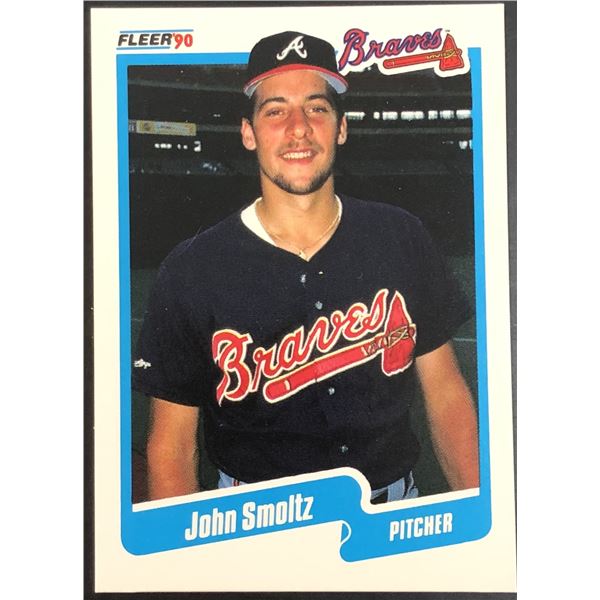 1990 FLEER JOHN SMOLTZ (HOF)