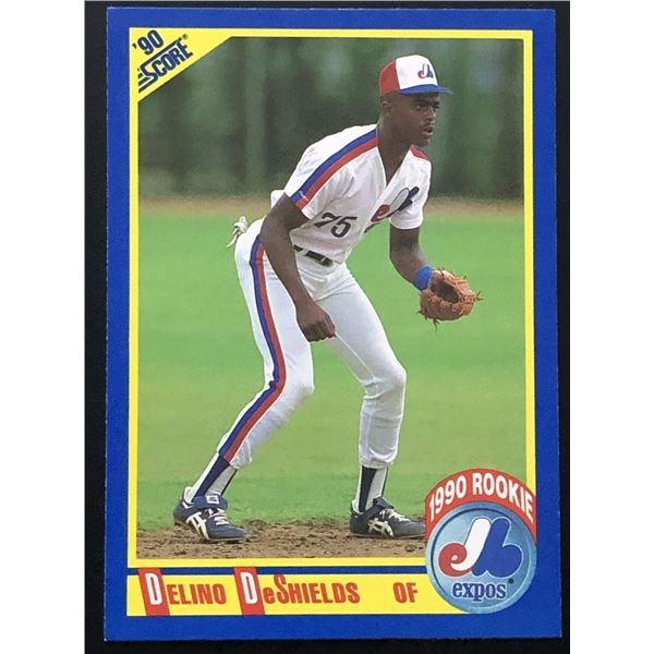 1990 SCORE DELINO DeSHIELDS ROOKIE CARD