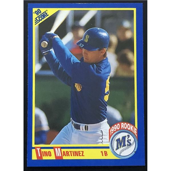 1990 SCORE TINO MARTINEZ ROOKIE CARD