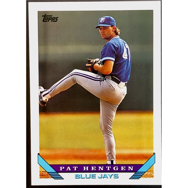 1993 TOPPS PAT HENTGEN ROOKIE CARD