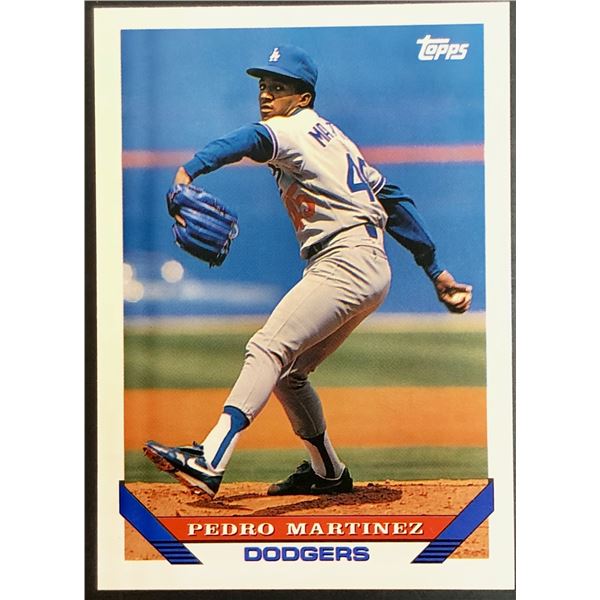 1993 TOPPS PEDRO MARTINEZ (HOF) ROOKIE CARD