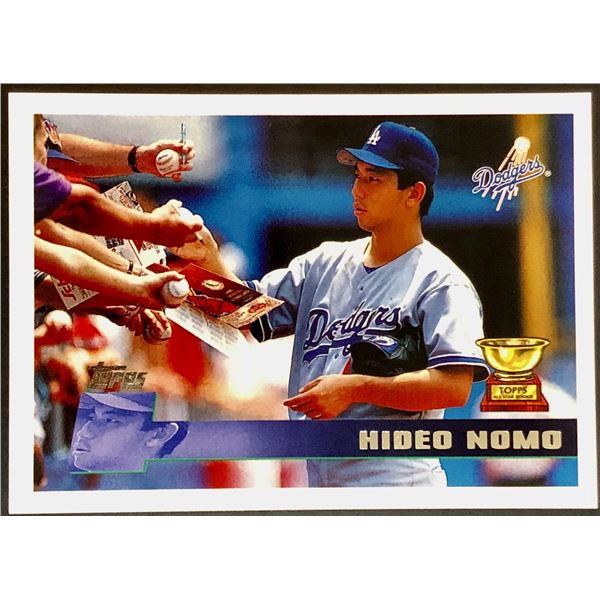1996 TOPPS HIDEO NOMO ROOKIE CARD