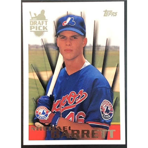 1996 TOPPS MICHAEL BARRETT ROOKIE CARD
