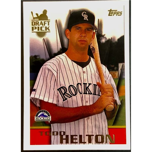 1996 TOPPS TODD HELTON (HOF) ROOKIE CARD