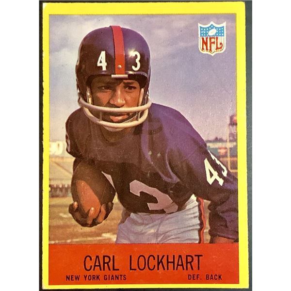 1967 PHILADELPHIA CHEWING GUM CARL LOCKHART