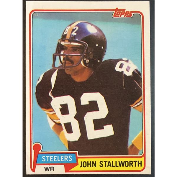 1981 TOPPS JOHN STALLWORTH (HOF)