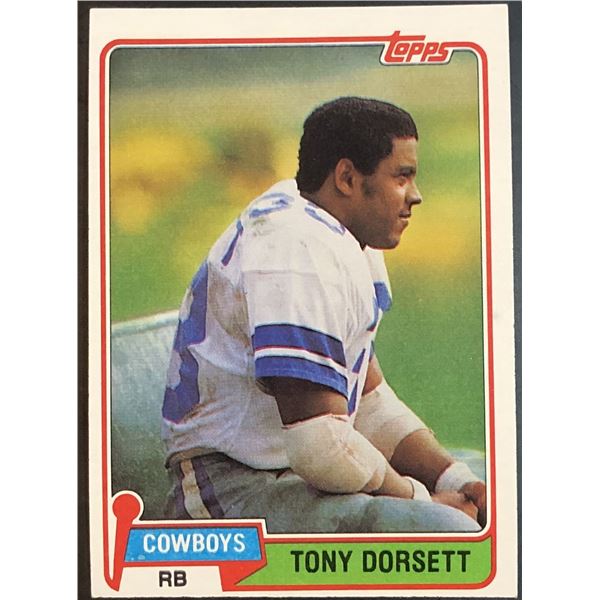 1981 TOPPS TONY DORSETT (HOF)