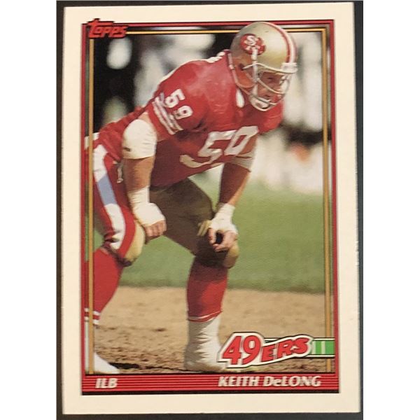 1991 TOPPS KEITH DeLONG