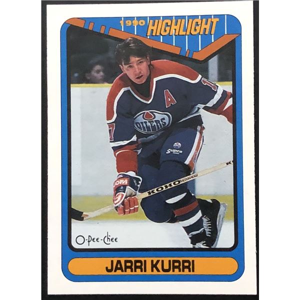 1990-91 O-PEE-CHEE JARI KURRI (HOF)